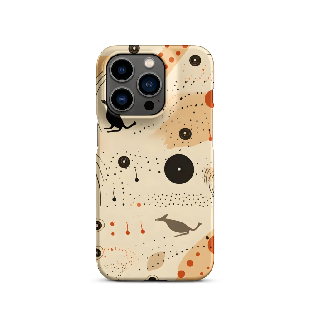 Playful Patterns in Earth Tones | Phone Case |  14 Pro | Snap Case | Matte