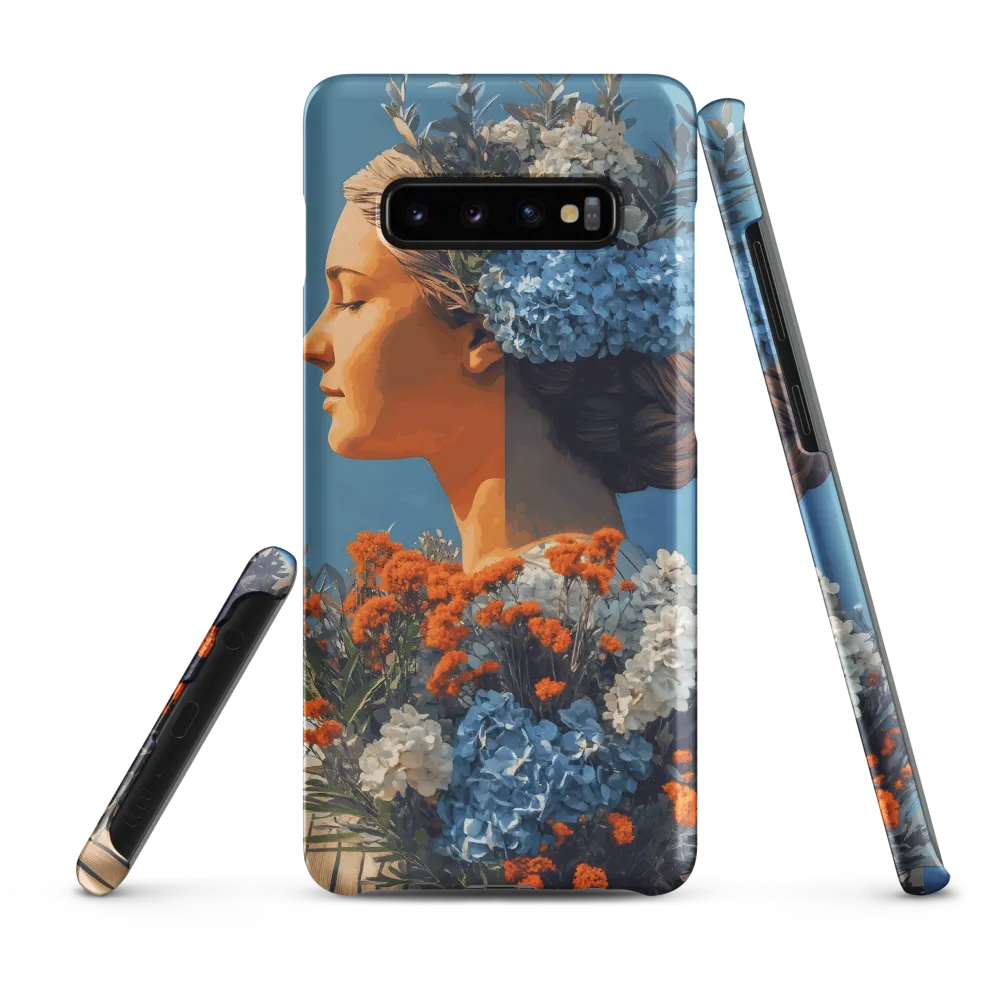 Floral Reverie: A Portrait of Serenity