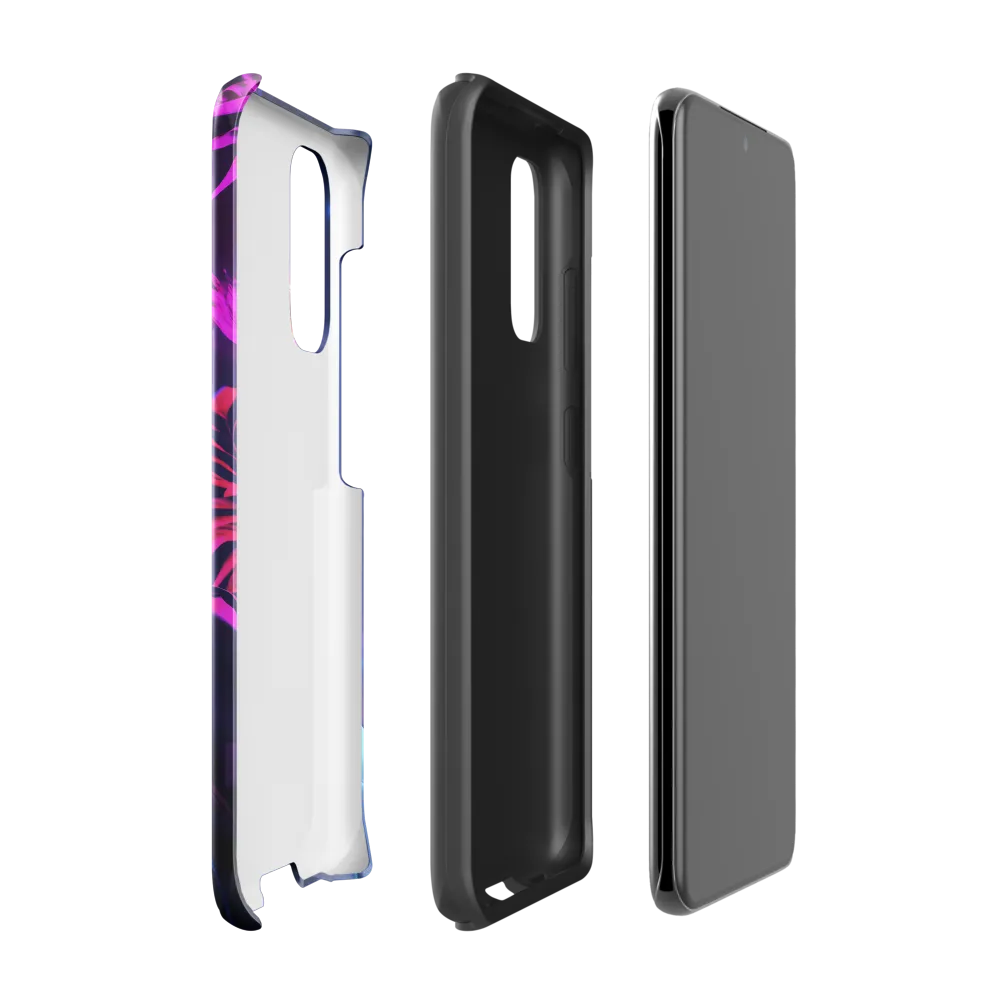 Neon Dreams: A Cyberpunk Portrait | Phone Case |  S20 | Tough Case | Glossy