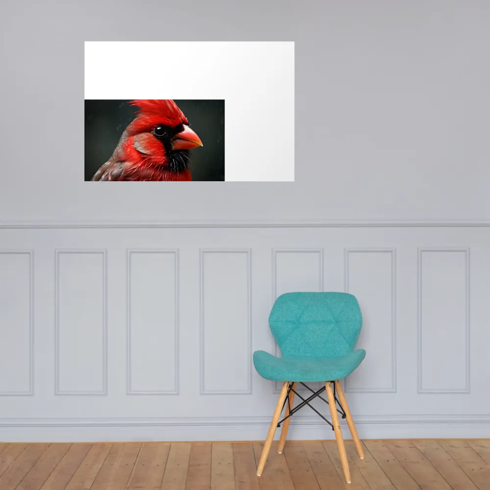The Bold Cardinal | Art Print
