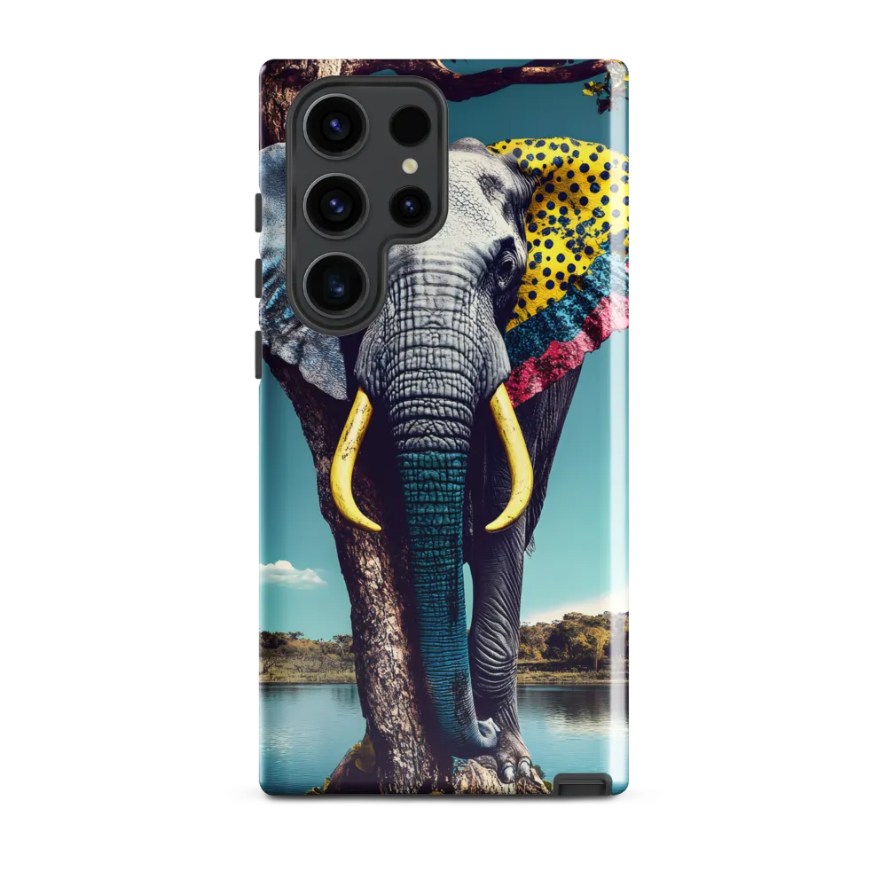 Playful Elegance: The Surreal Elephant