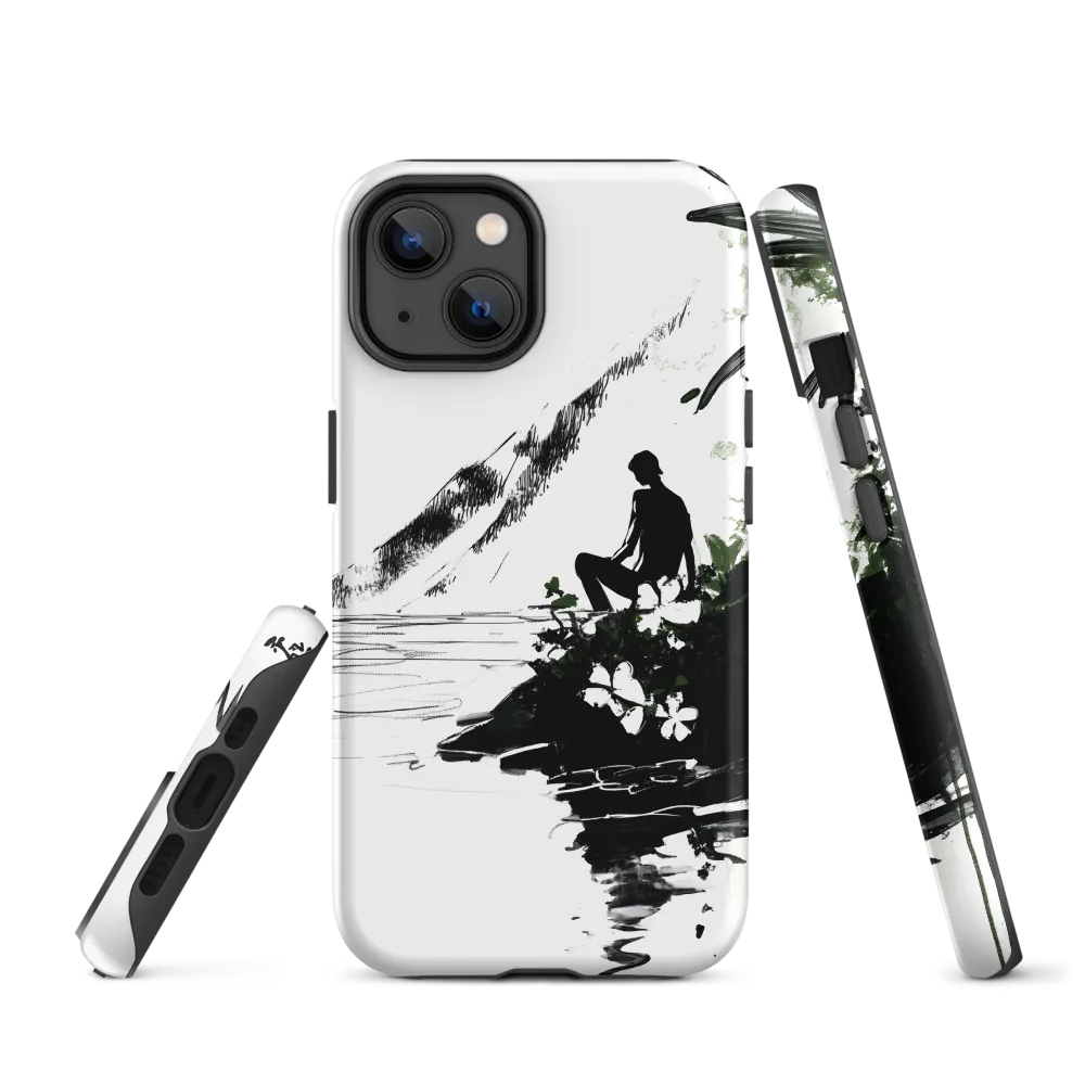Contemplation by the Water | Phone Case |  14 | Tough Case | Matte