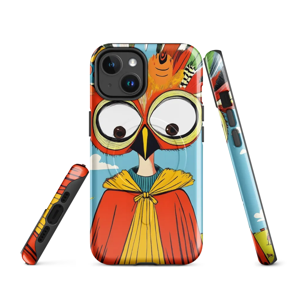 A Whimsical Encounter: The Owl-Human Fusion