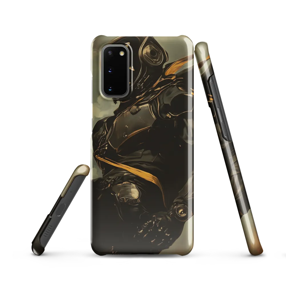 Ethereal Explorer: The Enigmatic Astronaut | Phone Case |  S20 | Snap Case | Glossy