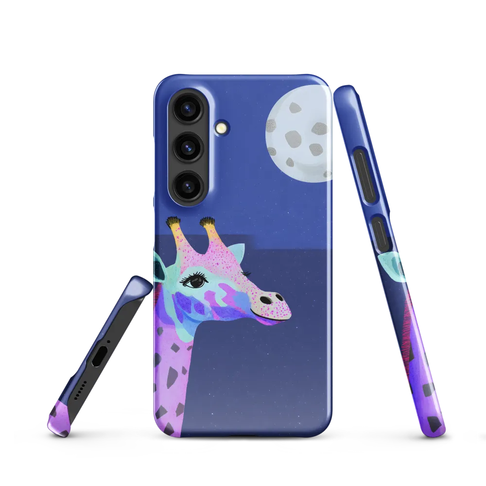 Whimsical Giraffe Under the Stars