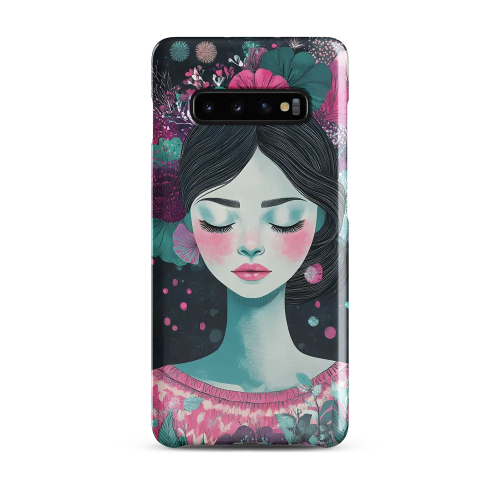 Embrace of Floral Serenity | Phone Case |  S10 Plus | Snap Case | Glossy