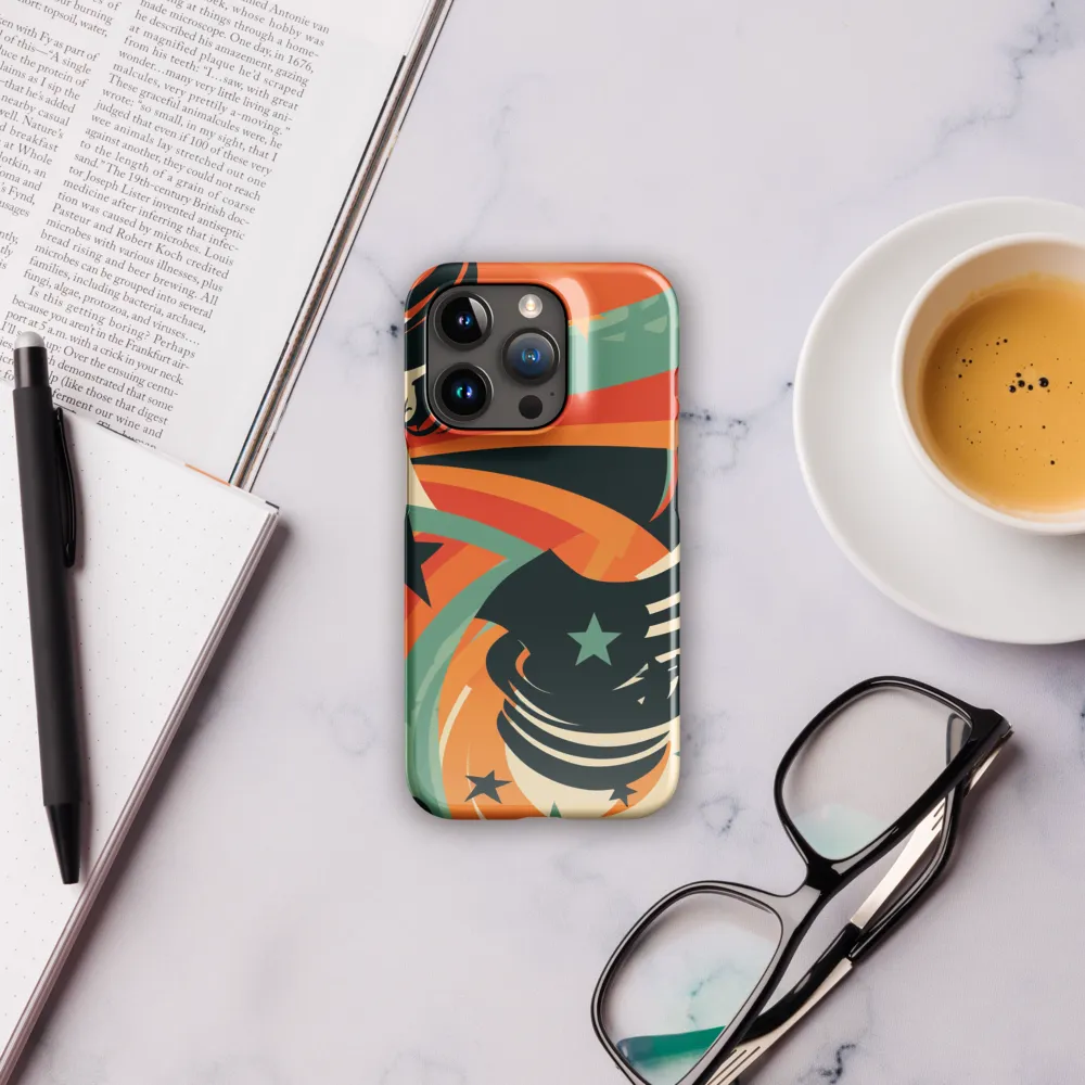 Swirls of Elegance | Phone Case |  15 Pro | Snap Case | Glossy