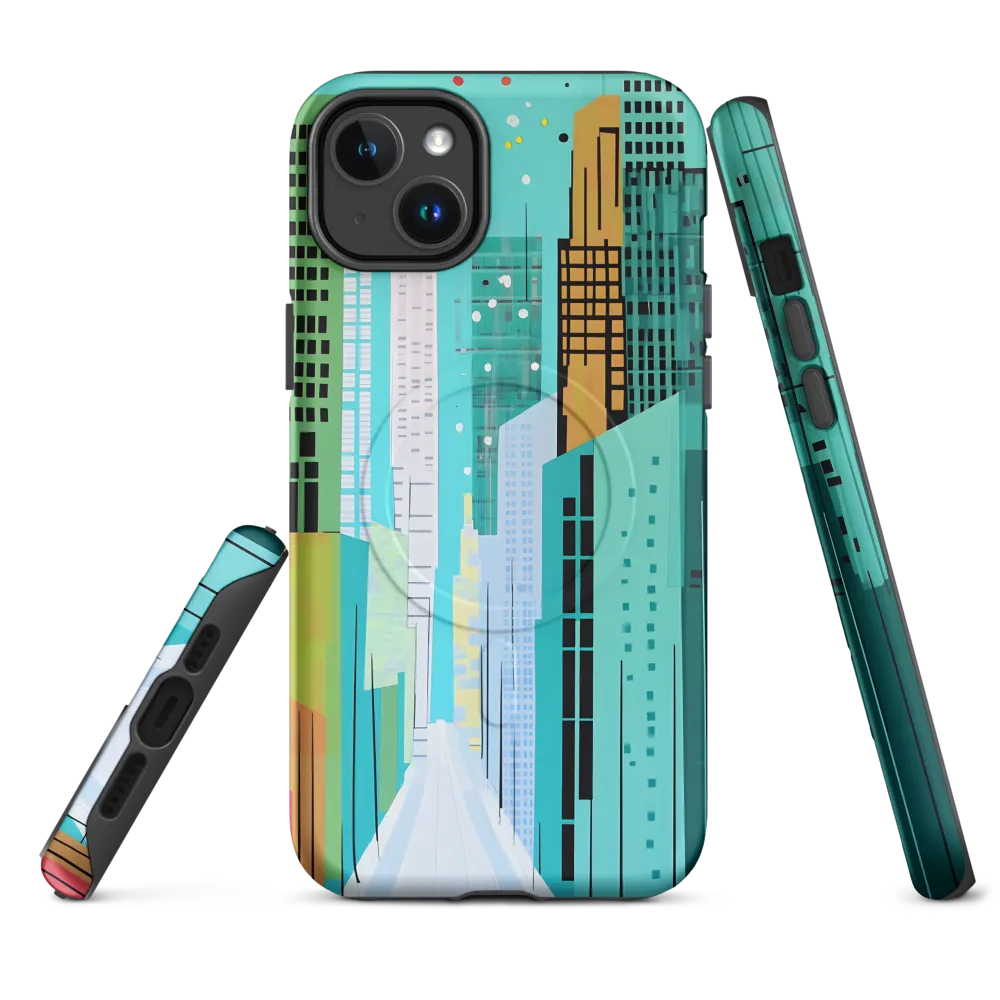 Urban Symphony in Turquoise