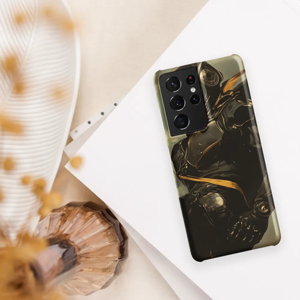 Ethereal Explorer: The Enigmatic Astronaut | Phone Case |  S21 Ultra | Snap Case | Matte