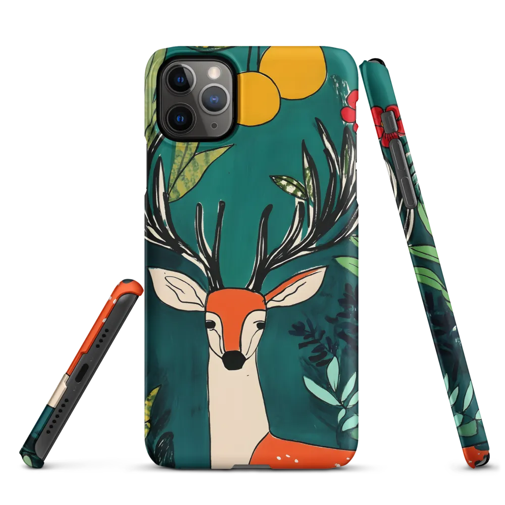 Nature's Embrace: The Majestic Deer | Phone Case |  11 Pro Max | Snap Case | Matte
