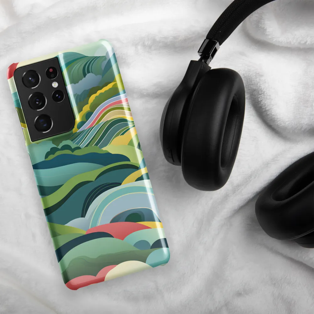 Waves of Serenity | Phone Case |  S21 Ultra | Snap Case | Glossy