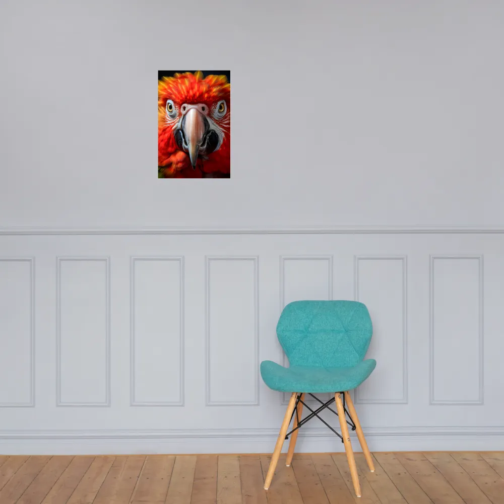 The Fiery Gaze of the Parrot