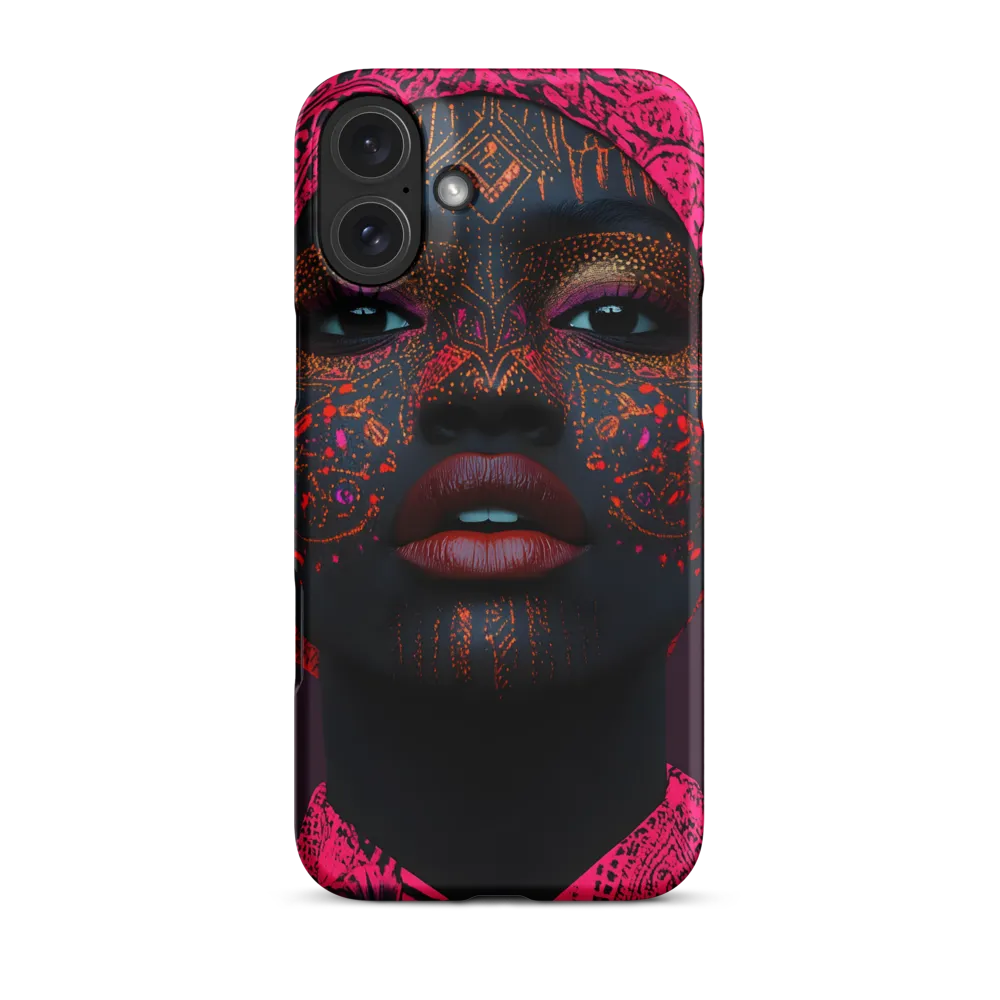 Neon Adornments: A Portrait of Cultural Expression