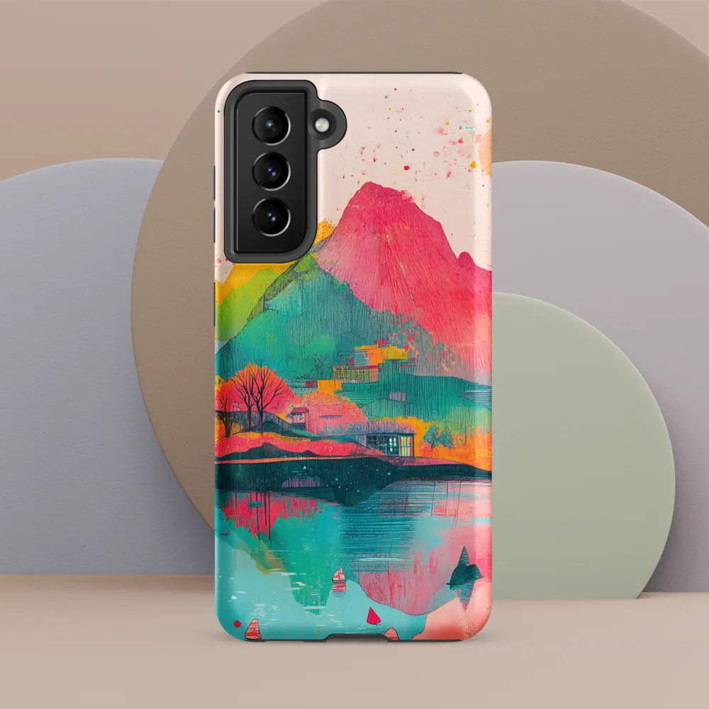 Vibrant Serenity: A Surreal Landscape