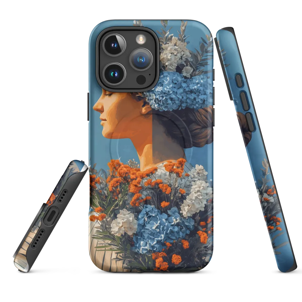 Floral Reverie: A Portrait of Serenity