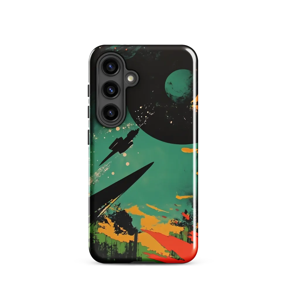 Journey Through the Cosmic Canvas | Phone Case |  S24 | Tough Case | Glossy