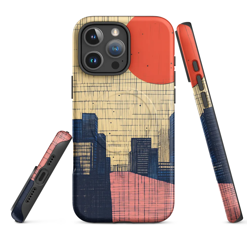 Urban Echoes: A Minimalist Cityscape
