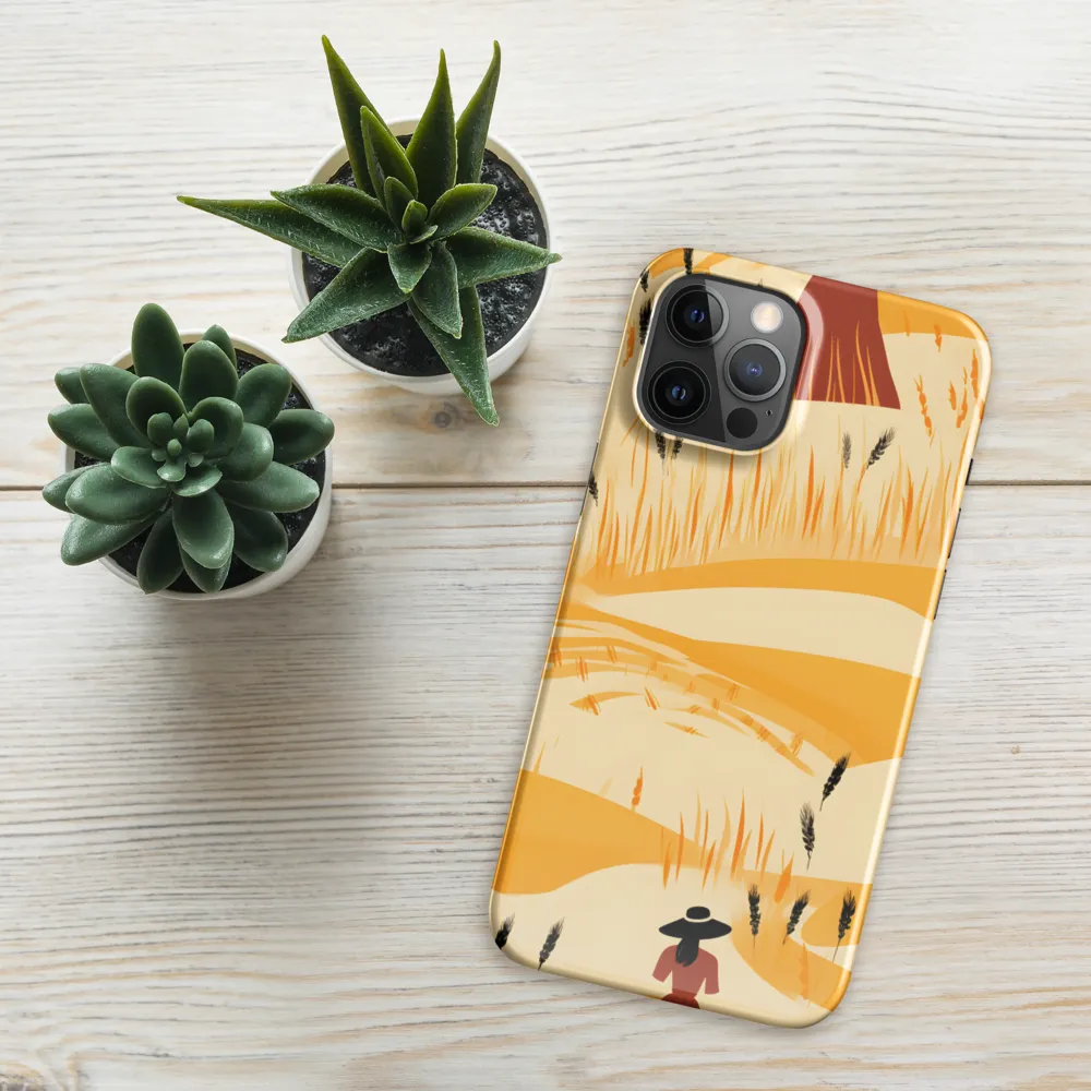 Embracing the Fields: A Floral Journey | Phone Case