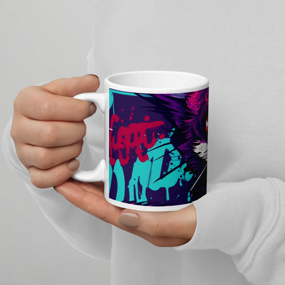 Fierce Felines: Urban Jungle | Mug with White inside | 11 oz