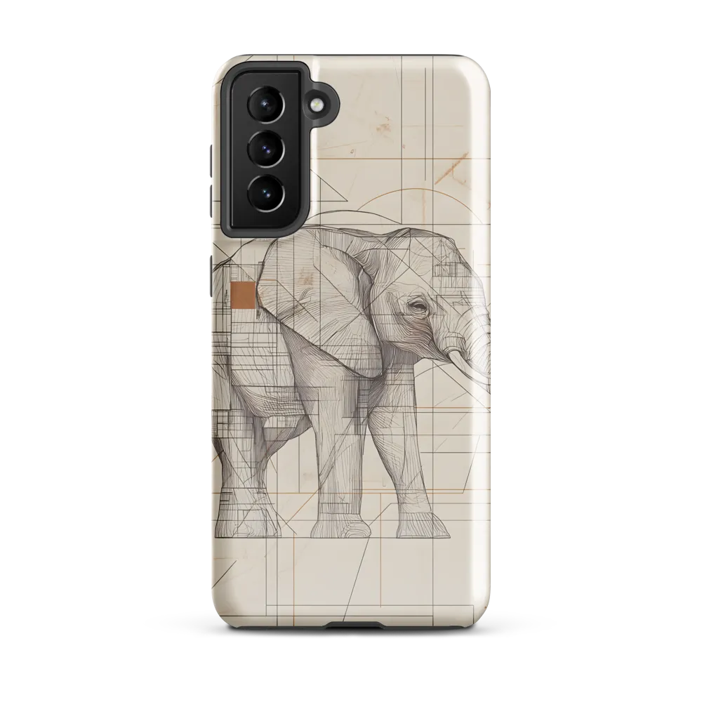 Geometric Elegance: The Steel Elephant