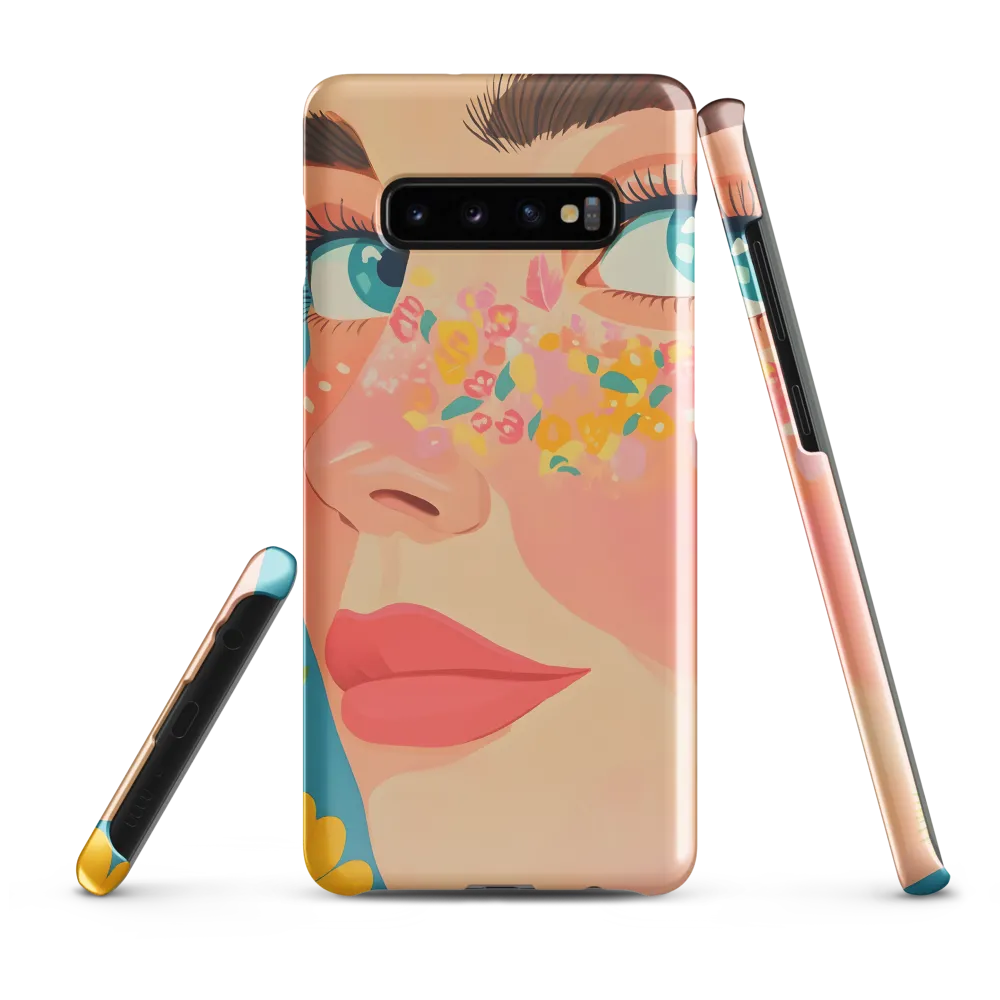 Floral Serenity | Phone Case |  S10 Plus | Snap Case | Glossy