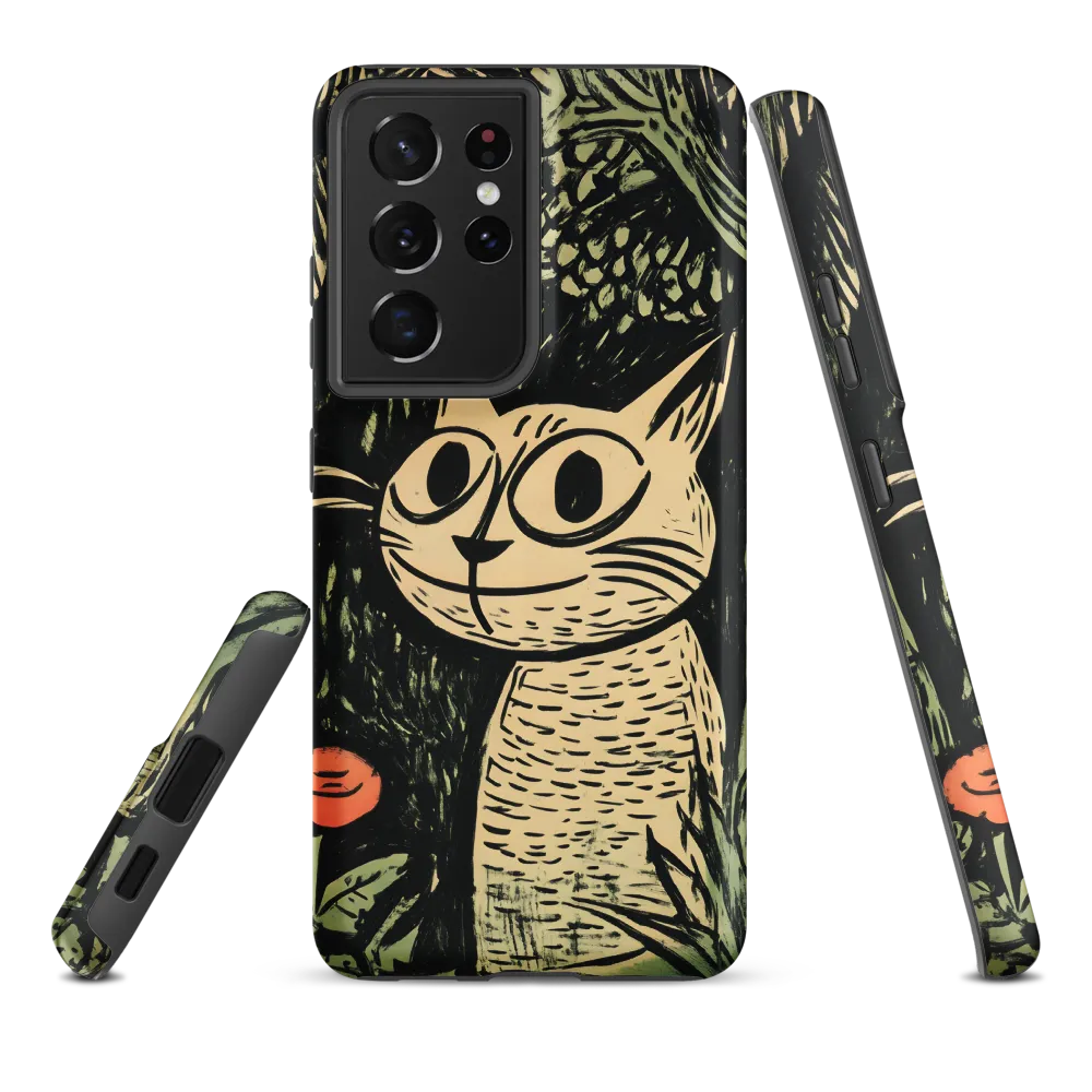 Whimsical Cat in the Forest