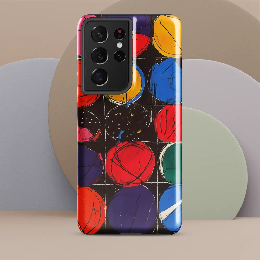 Colorful Circles in Abstract Harmony