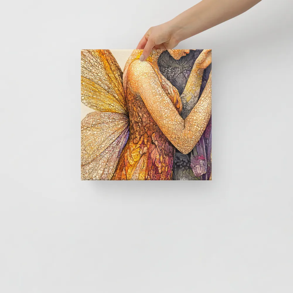 Whispers of the Frosted Meadow | Canvas | 12″×12″