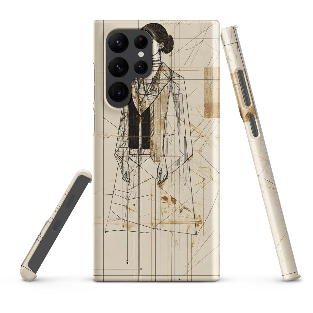 Elegance in Lines | Phone Case |  S22 Ultra | Snap Case | Matte