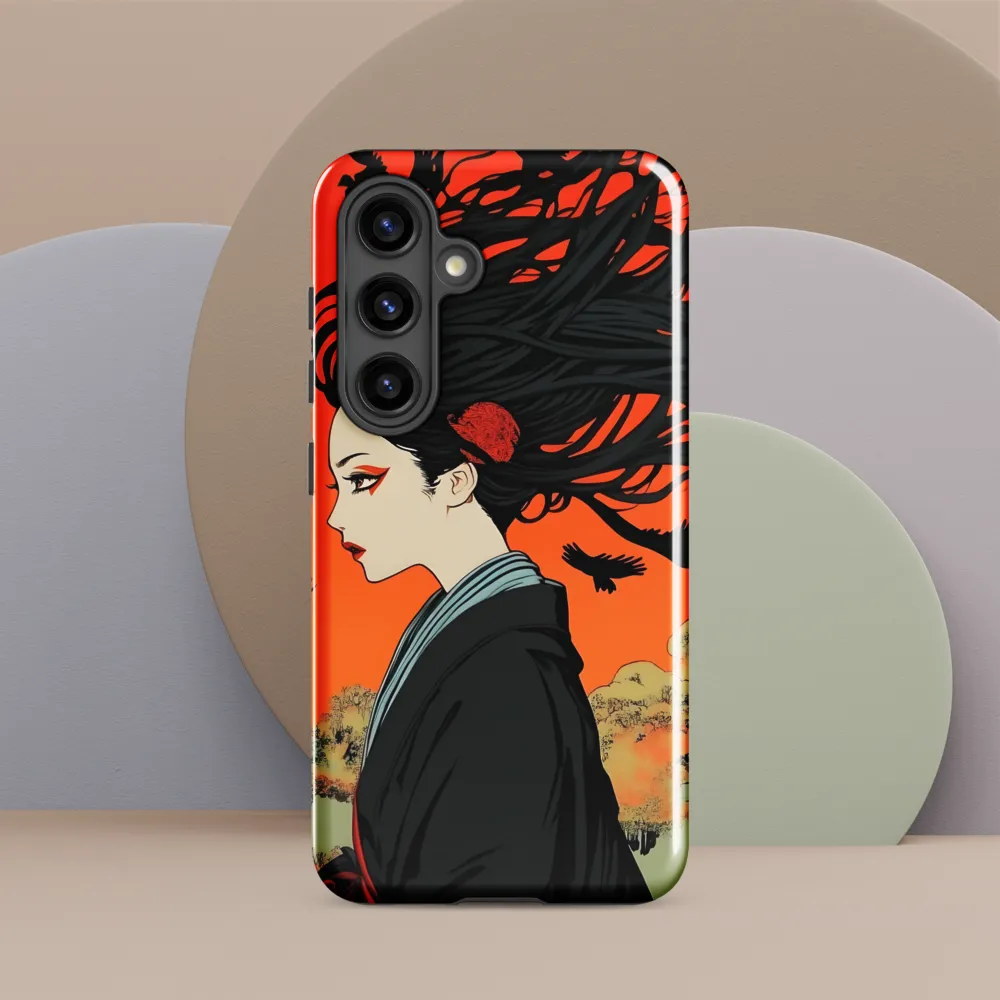 Whispers of Shadows | Phone Case |  S24 | Tough Case | Glossy