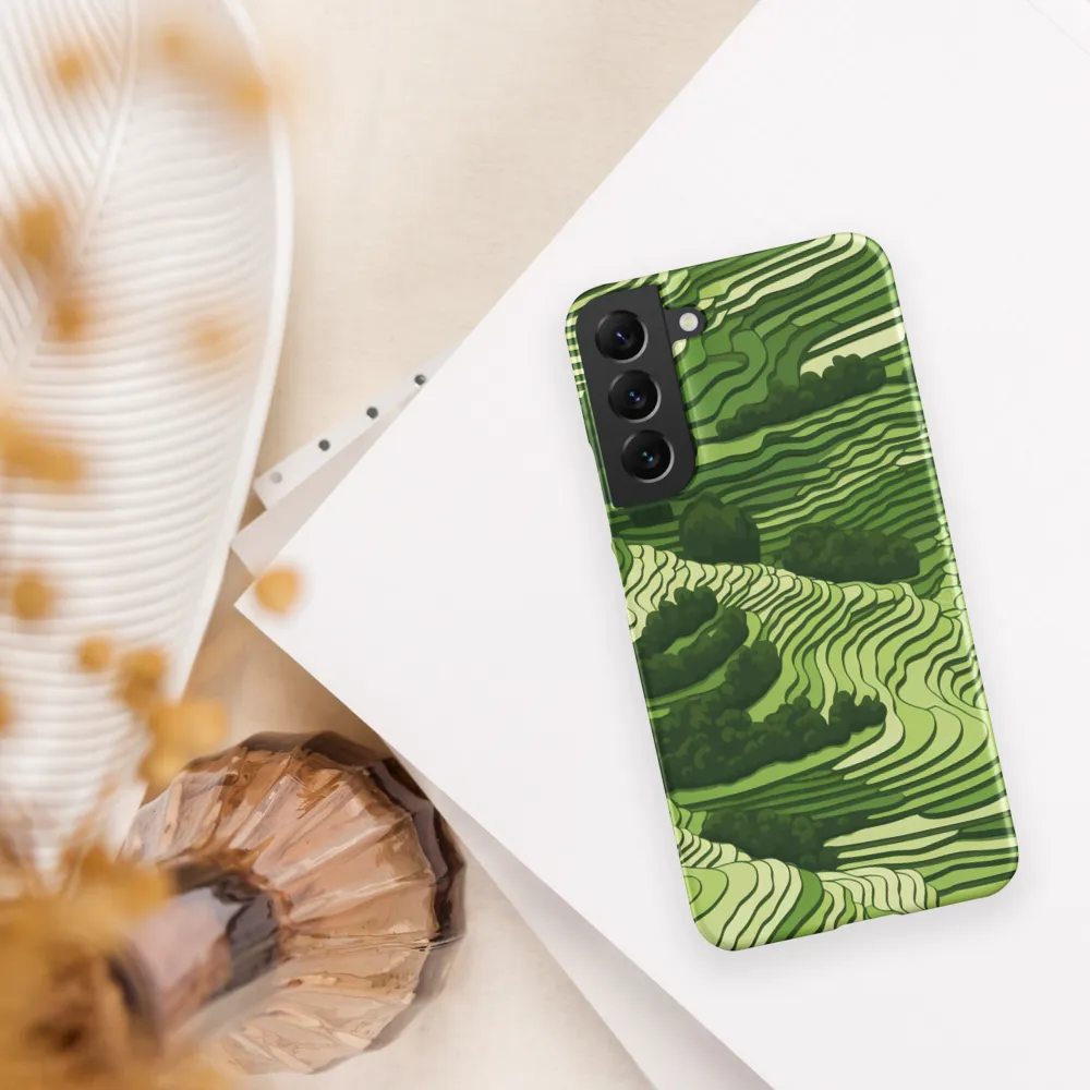Waves of Green: An Abstract Landscape
