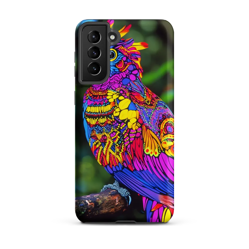 Vibrant Psychedelic Parrot