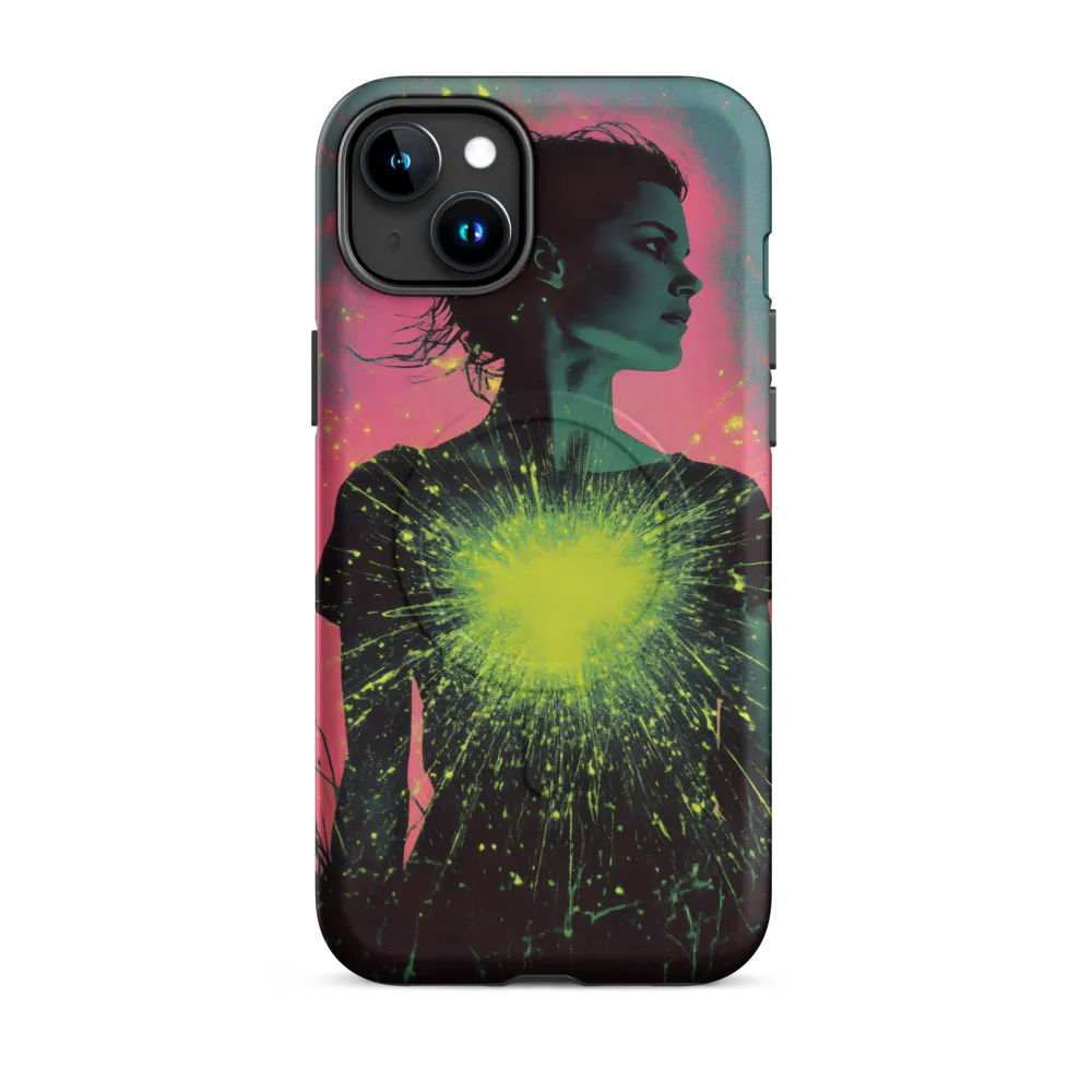 Cosmic Heart: A Surreal Portrait of Strength