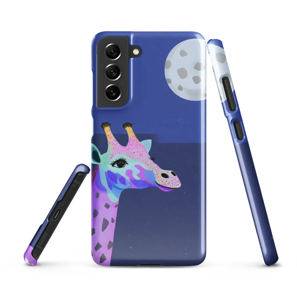 Whimsical Giraffe Under the Stars