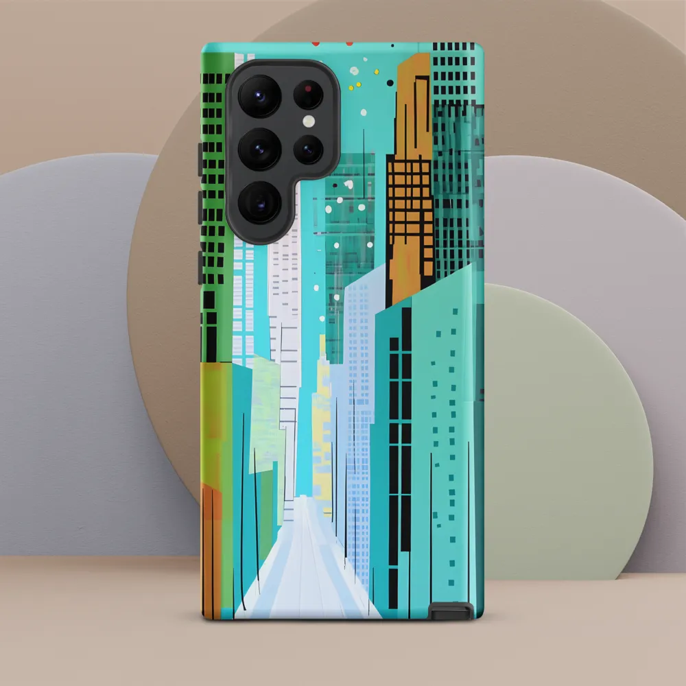 Urban Symphony in Turquoise
