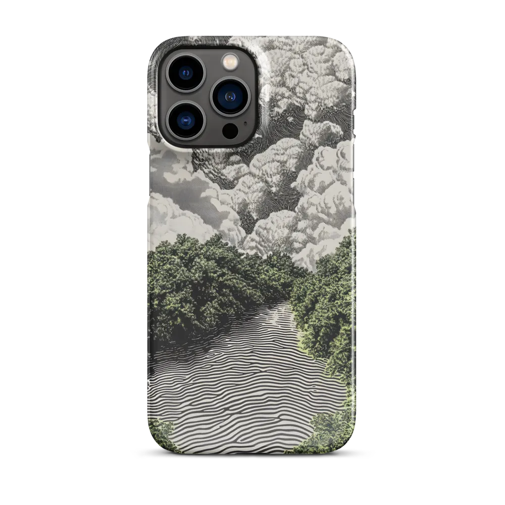 Waves of Serenity | Phone Case |  13 Pro Max | Snap Case | Glossy