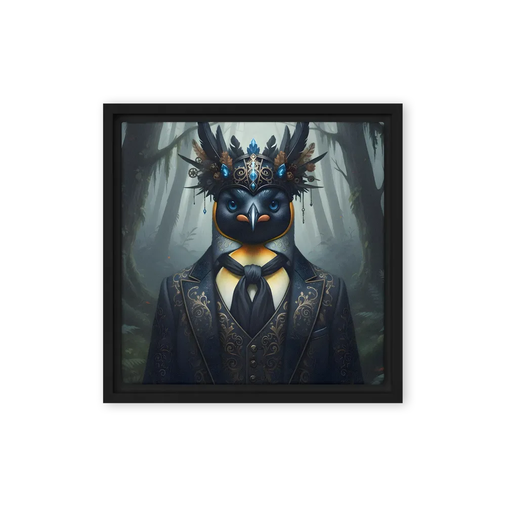 Woodland Regent 
 Canvas with Black Frame