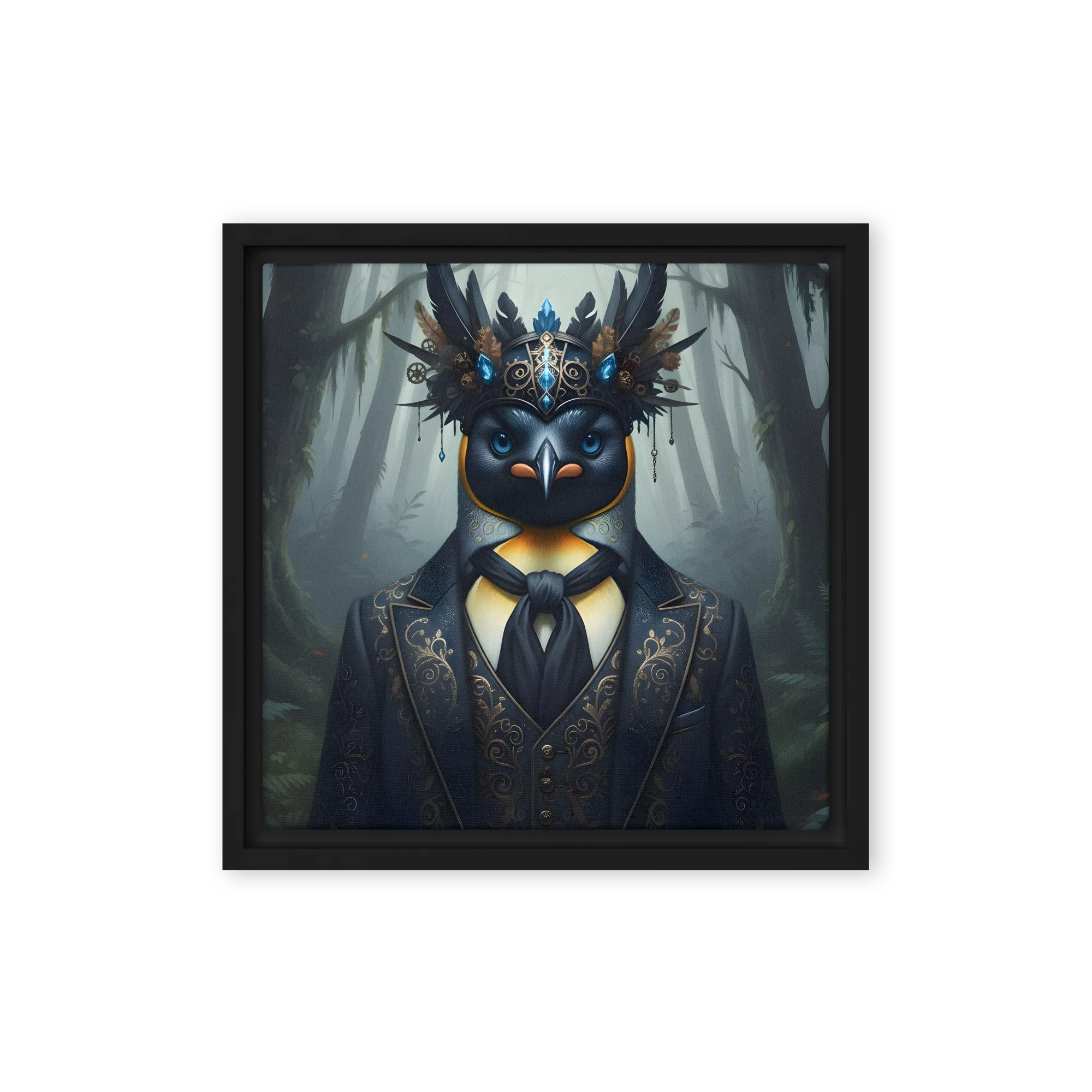 Woodland Regent 
 Canvas with Black Frame