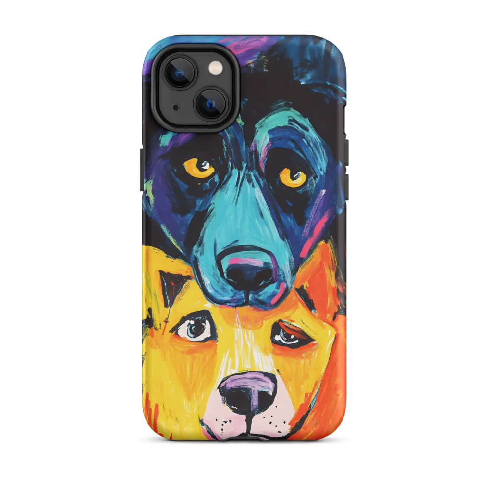 Vibrant Companions: An Expression of Canine Spirit