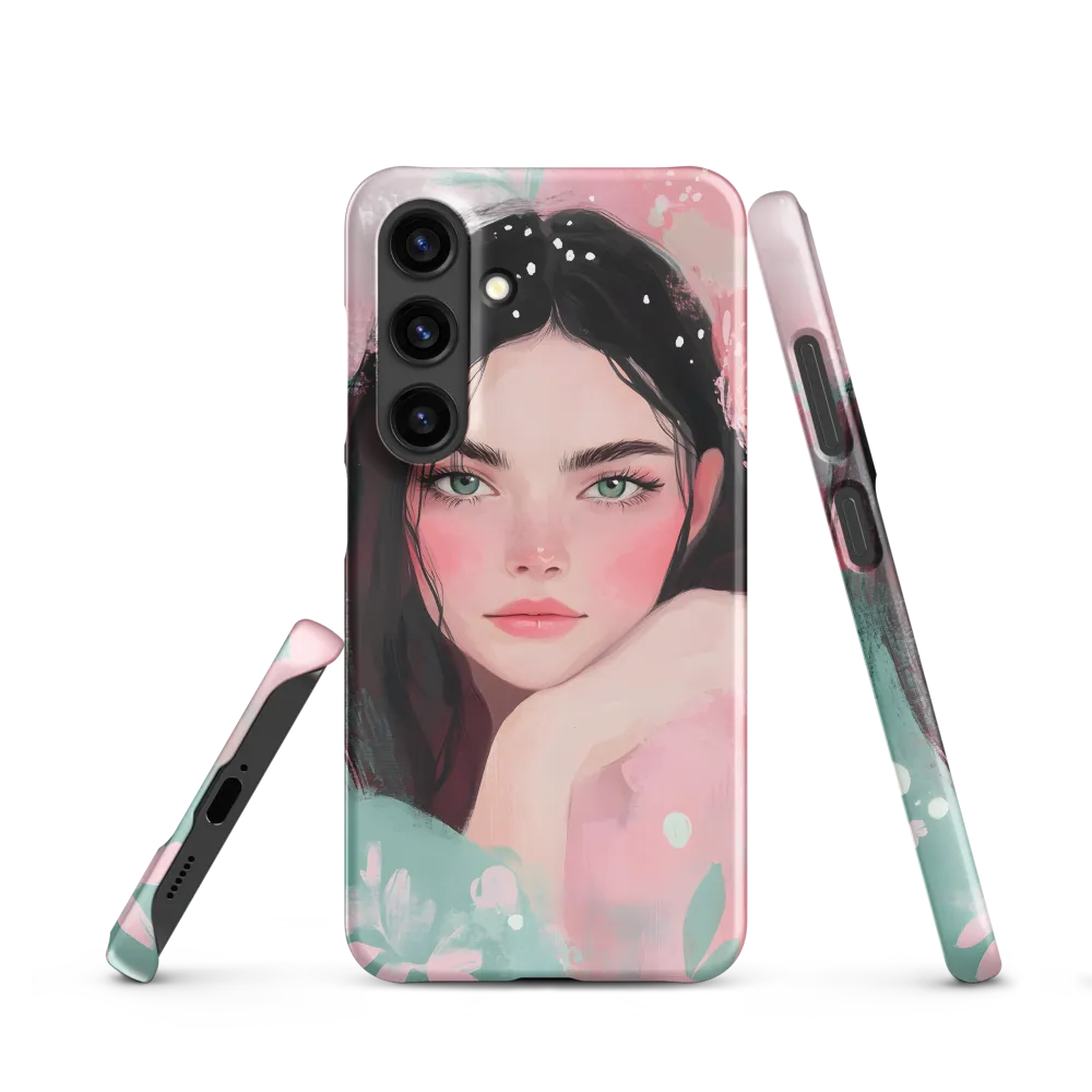 Mint & Rose — Portrait in Pastel Washes