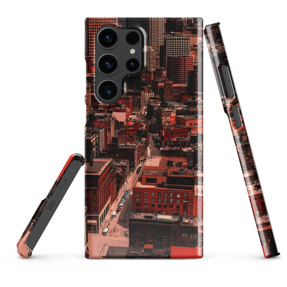 Urban Mosaic: Aerial Perspective | Phone Case |  S23 Ultra | Snap Case | Glossy