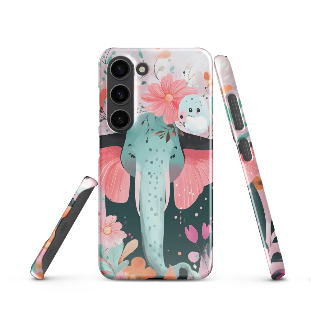 Whimsical Elephant in Bloom