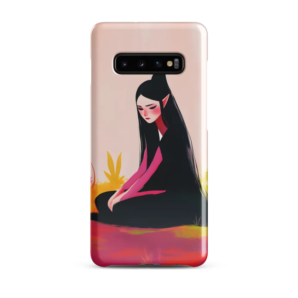 Whispers of Solitude | Phone Case |  S10 Plus | Snap Case | Glossy