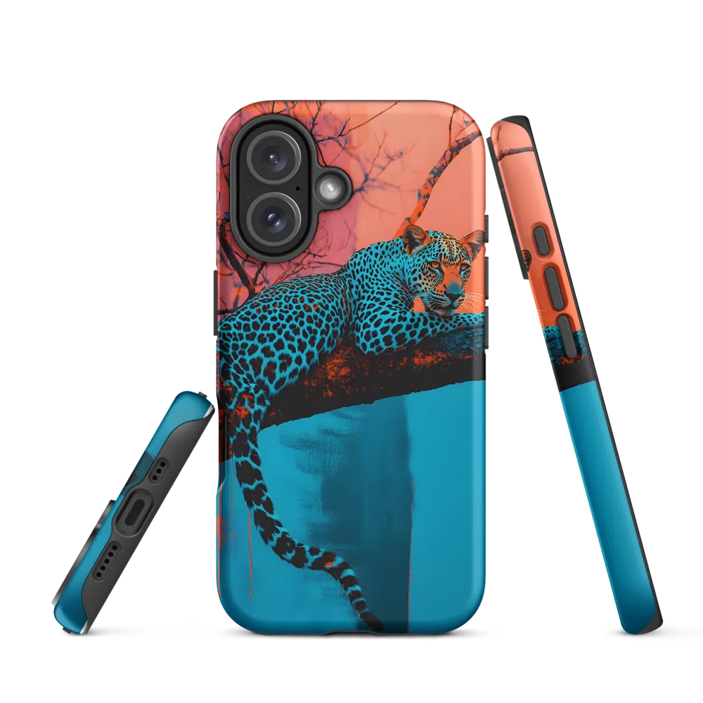 Ethereal Serenity: The Leopard's Perch | Phone Case