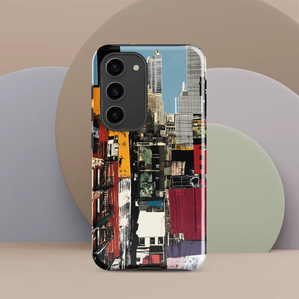 Urban Collage: A Vivid Cityscape