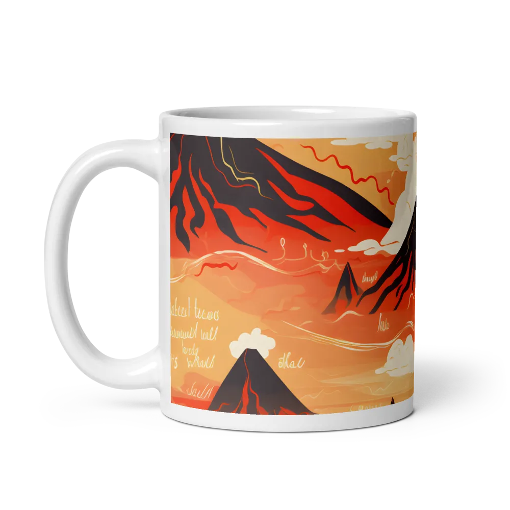 Whispers of the Volcano | Mug with White inside | 11 oz