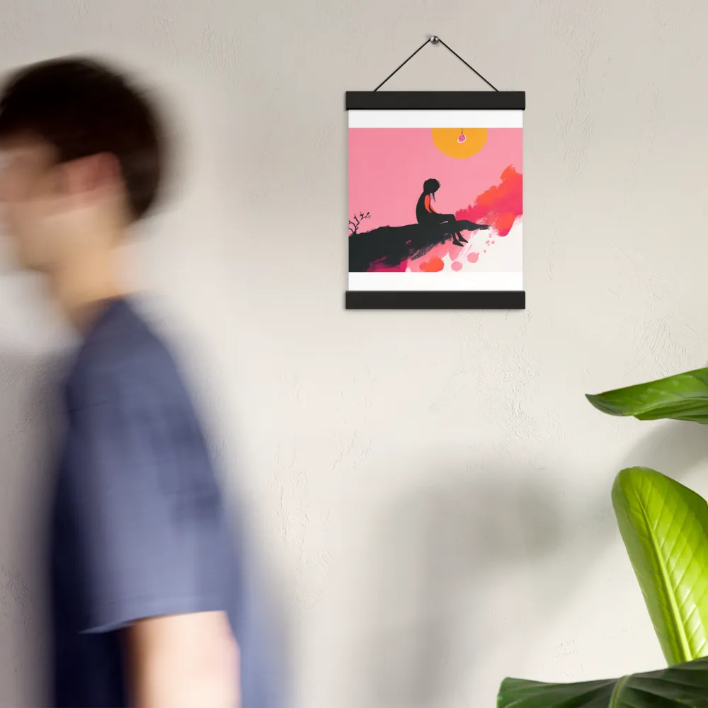 Whispers of the Sun | Poster With Black Wood Hanger | 8″×10″