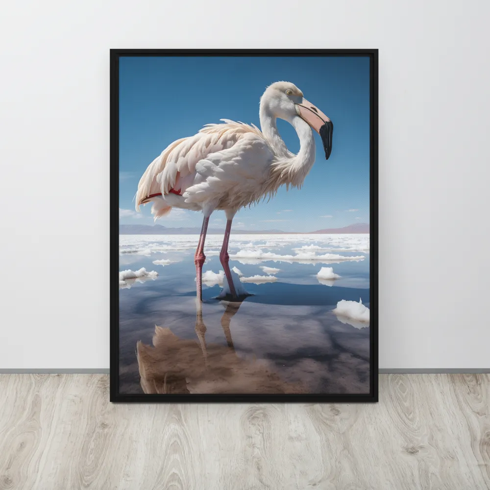 Graceful Solitude of a Flamingo