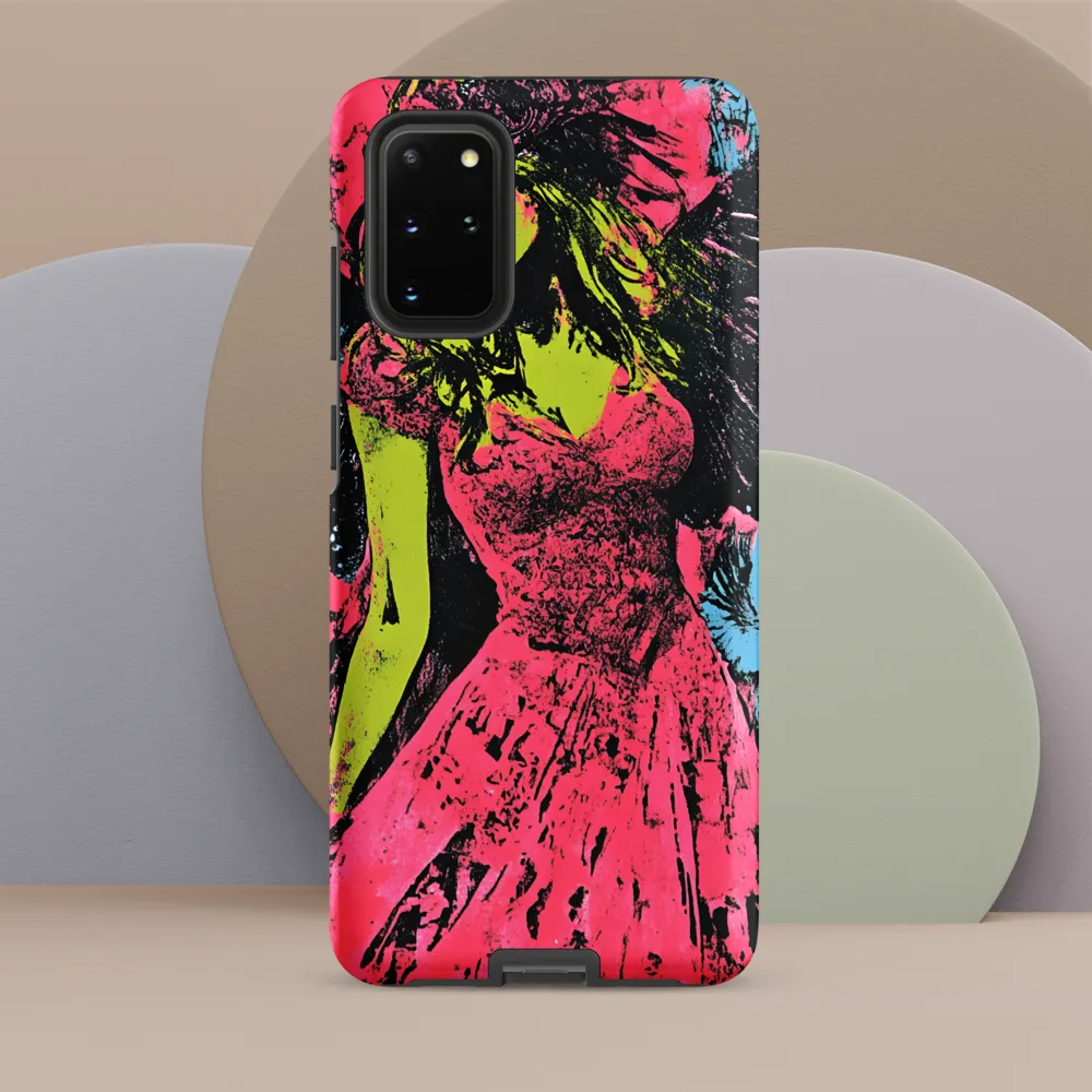 Mystical Angel in Neon Dreams