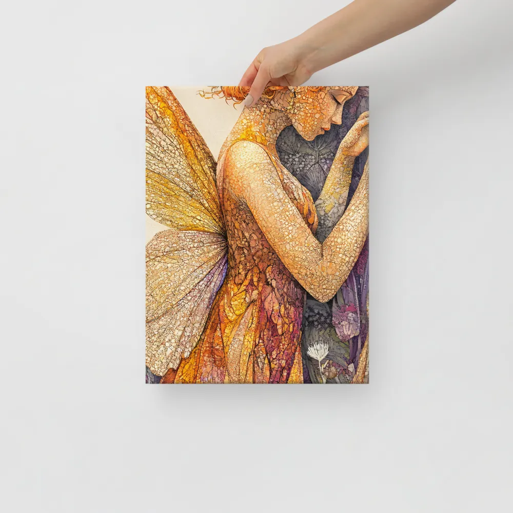 Whispers of the Frosted Meadow | Canvas | 12″×16″